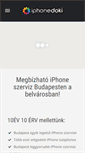 Mobile Screenshot of iphonedoki.hu